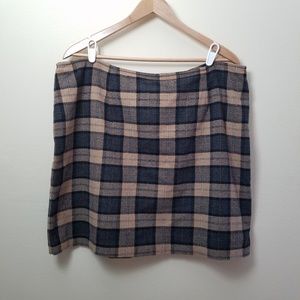 Vintage Plaid Skirt